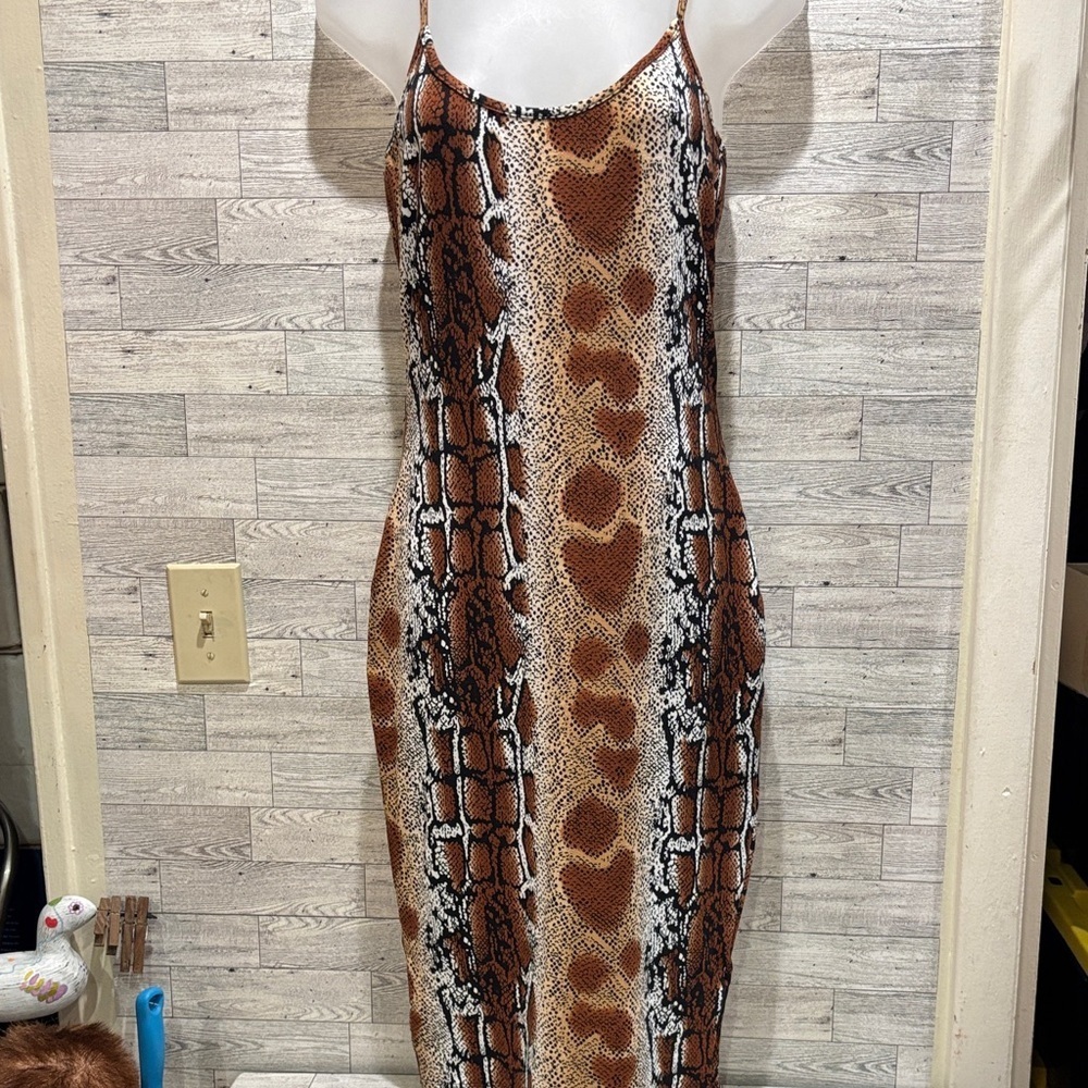 Absolutely Snakeskin Pattern Pet Dress